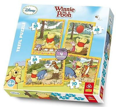 Puzzle TREFL KUBUS PUCHATEK WINNE POOH 4 in 1 NEW age 4+ disp 24h!  *JBook