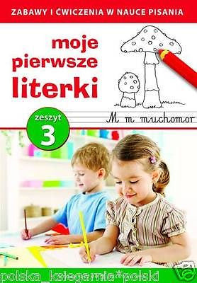 MOJE PIERWSZE LITERKI CZ.3 dla dzieci POLISH BOOK  *JBook