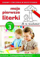MOJE PIERWSZE LITERKI CZ.3 dla dzieci POLISH BOOK  *JBook