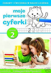 MOJE PIERWSZE CYFERKI CZ.2 dla dzieci POLISH BOOK  *JBook