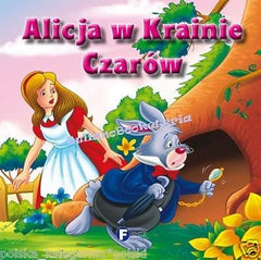 ALICJA W KRAINIE CZAROW dla dzieci po polsku KARTONOWA kolorowa bajka *JBook