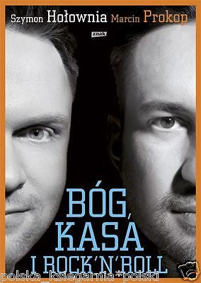 Szymon Holownia Marcin Prokop BOG KASA I ROCK'N'ROLL media polish book *JBooks