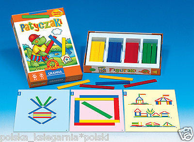 PATYCZAKI GRA PLANSZOWA wiek age 3+ lat wysylka 24h! super prezent! GAME *JBook