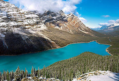 Puzzle 1500 jigsaw PEYTO LAKE CANADA Banff National Park jezioro KANADA *JBook