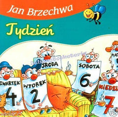 TYDZIEN Jan Brzechwa dla dzieci KARTONOWE bajki po polsku polskie ksiazki *JBook