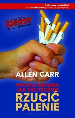 PROSTA METODA JAK SKUTECZNIE RZUCIC PALENIE Allen Carr polska ksiazka *JBook