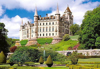 Puzzle 2000 DUNROBIN CASTLE SCOTLAND jigsaw ZAMEK SZKOCJA CASTORLAND *JBook