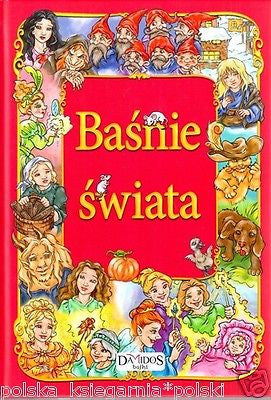 BASNIE SWIATA dla dzieci bajki po polsku TWARDA ksiazka polska *T *JBooks