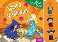 POLISH book BAJKI Z PACYNKAMI SPIACA KROLEWNA kartonowe BOARDBOOK  *JBook