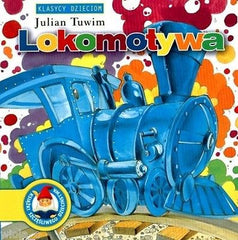LOKOMOTYWA Julian TUWIM po polsku DUZA! bajka dla dzieci KARTONOWA NOWA *JBOOK