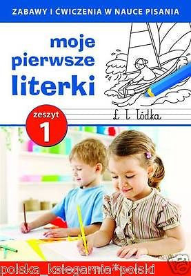 MOJE PIERWSZE LITERKI CZ.1 dla dzieci POLISH BOOK *JBook